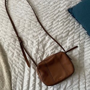 Brown leather Fossil Crossbody